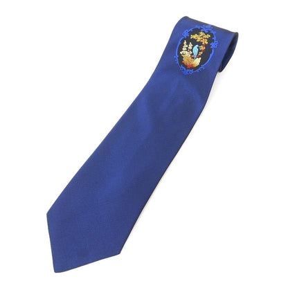 [Used] Vivienne WestwoodMAN Jacquard accent tri-fold silk tie, navy blue [NVY] [S/S/A/W] [Condition: B] [Men&