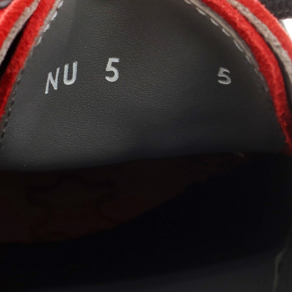 [Used] CESARE PACIOTTI 4US Suede Blind Brogue Sneakers Red x Black [Size 5] [RED] [S/S/A/W] [Condition Rank A] [Men&