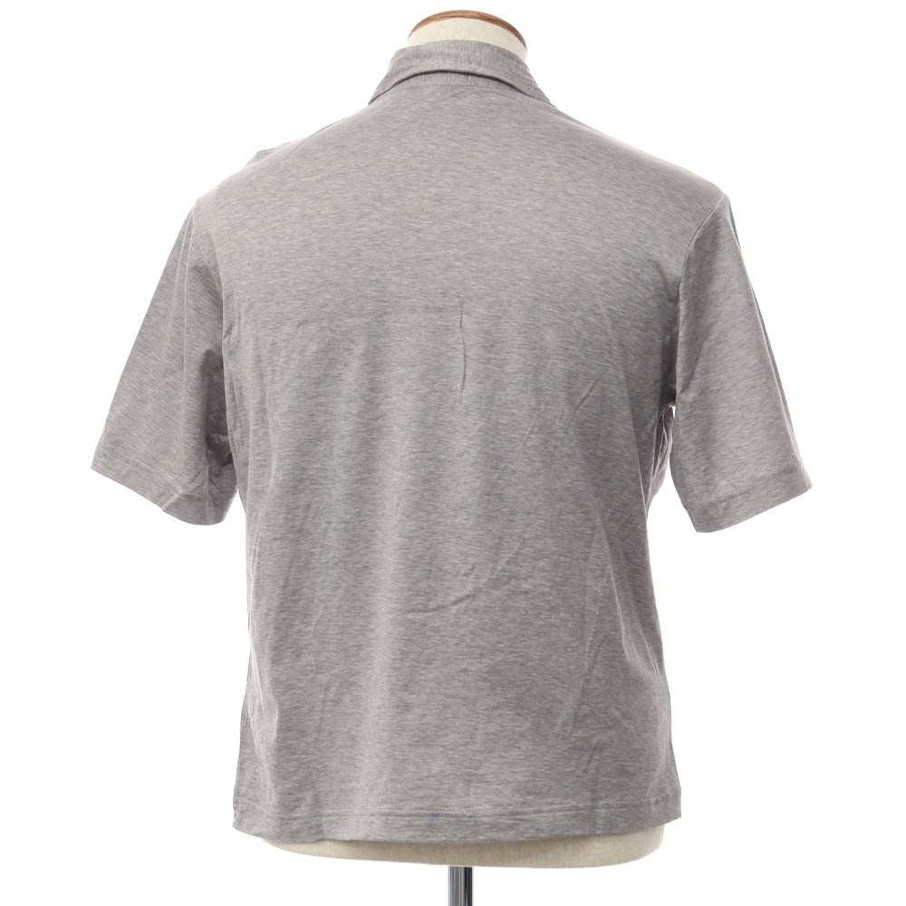 [Used] Drumohr Cotton Short Sleeve Polo Shirt Grey [Size M] [GRY] [S/S] [Condition Rank C] [Men&