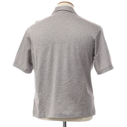 [Used] Drumohr Cotton Short Sleeve Polo Shirt Grey [Size M] [GRY] [S/S] [Condition Rank C] [Men&