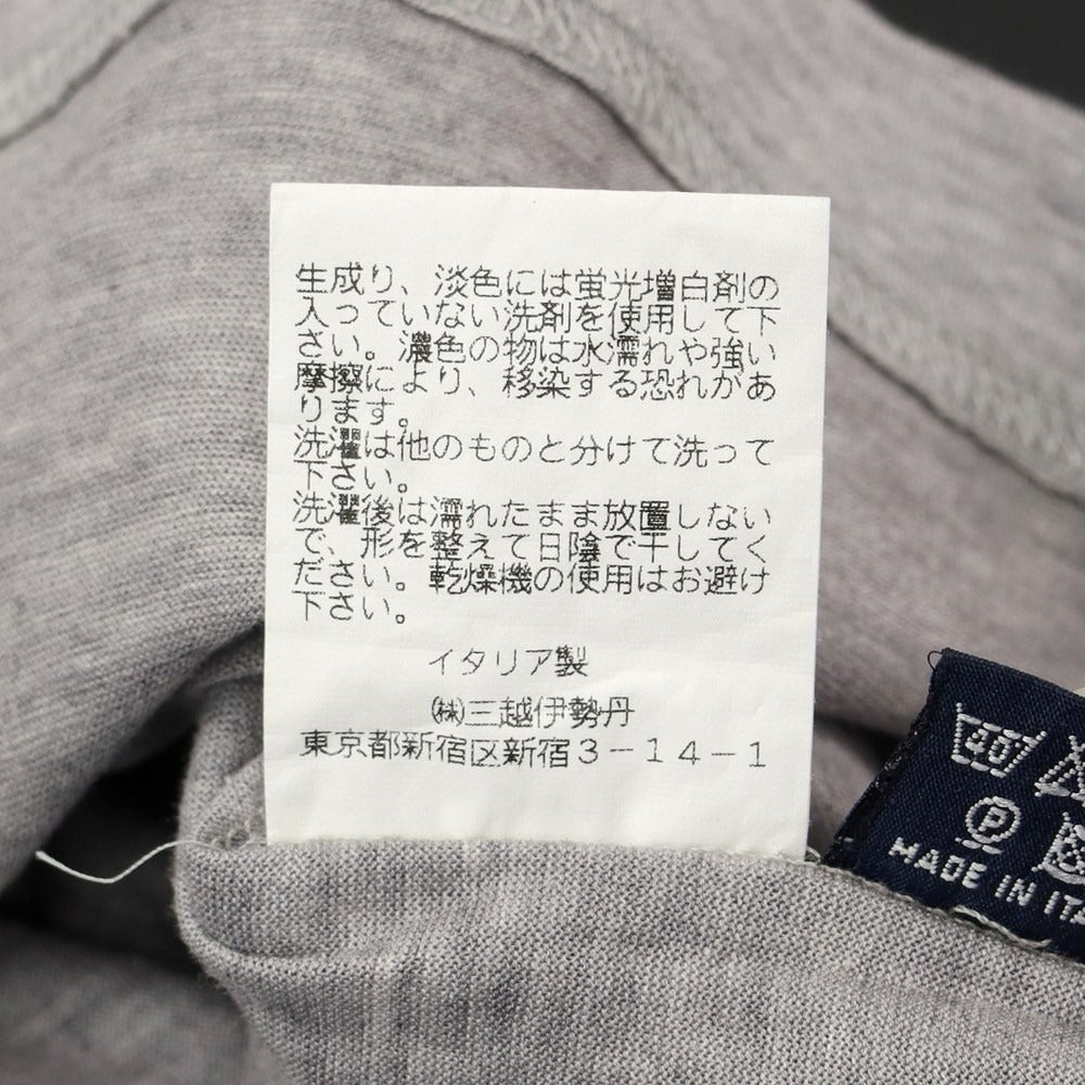 [Used] Drumohr Cotton Short Sleeve Polo Shirt Grey [Size M] [GRY] [S/S] [Condition Rank C] [Men&