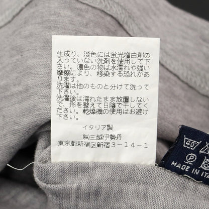 [Used] Drumohr Cotton Short Sleeve Polo Shirt Grey [Size M] [GRY] [S/S] [Condition Rank C] [Men&