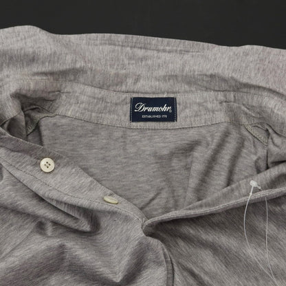[Used] Drumohr Cotton Short Sleeve Polo Shirt Grey [Size M] [GRY] [S/S] [Condition Rank C] [Men&