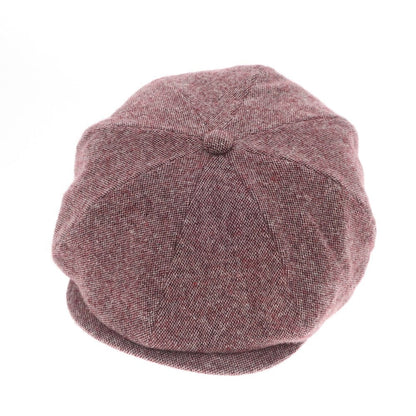 [Used] [Unused] LACOSTE Wool Polyester Hunting Cap Wine Red x White [Size 58cm] [RED] [A/W] [Condition Rank S] [Men&