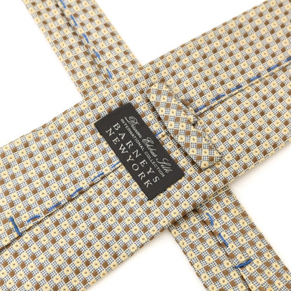 [Used] Barneys New York 3-fold silk tie, beige x ash brown [BEI] [S/S/A/W] [Condition: B] [Men&