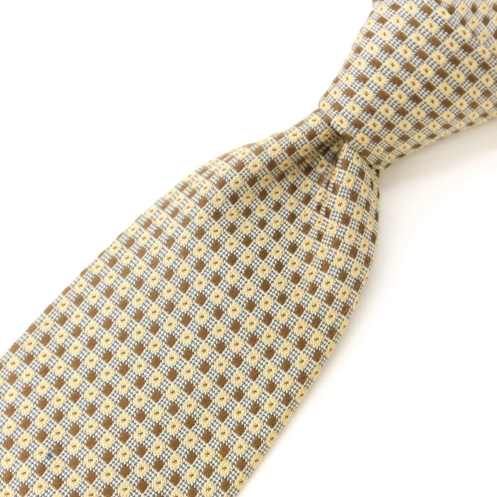 [Used] Barneys New York 3-fold silk tie, beige x ash brown [BEI] [S/S/A/W] [Condition: B] [Men&