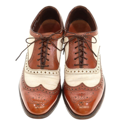 [Used] Allen Edmonds Combi Wingtip Dress Shoes Brown x White [Size 10] [BRW] [S/S/A/W] [Condition Rank C] [Men&