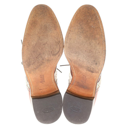 [Used] Allen Edmonds Combi Wingtip Dress Shoes Brown x White [Size 10] [BRW] [S/S/A/W] [Condition Rank C] [Men&