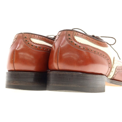 [Used] Allen Edmonds Combi Wingtip Dress Shoes Brown x White [Size 10] [BRW] [S/S/A/W] [Condition Rank C] [Men&