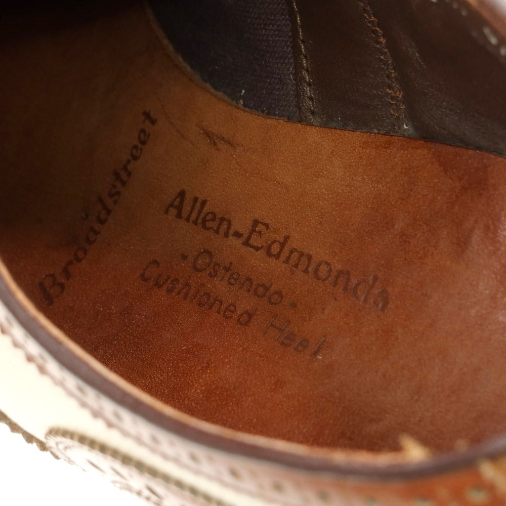 [Used] Allen Edmonds Combi Wingtip Dress Shoes Brown x White [Size 10] [BRW] [S/S/A/W] [Condition Rank C] [Men&