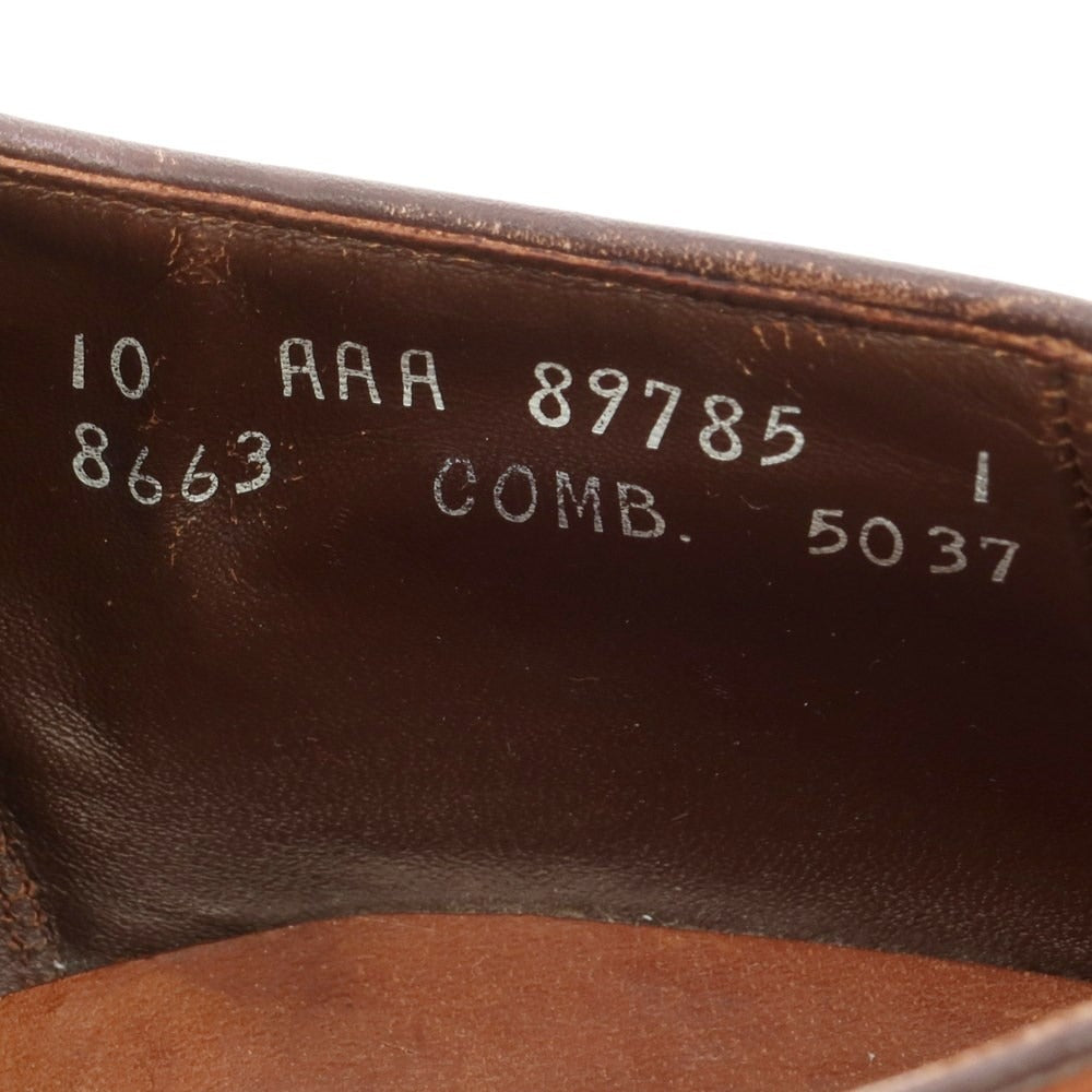 [Used] Allen Edmonds Combi Wingtip Dress Shoes Brown x White [Size 10] [BRW] [S/S/A/W] [Condition Rank C] [Men&