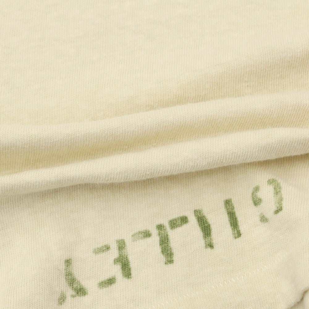 【中古】ウエアハウス ウェアハウス WAREHOUSE コットン 半袖 クルーネック Ｔシャツ クリームベージュ【サイズ38】【BEI】【S/S】【状態ランクC】【メンズ】【769169】