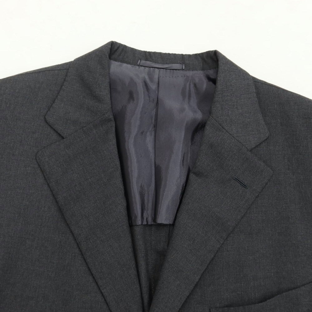 タグ付き 新品 メーカーズシャツ鎌倉 ダブル スーツ ウール 高級 ネイビー 紺サイズ