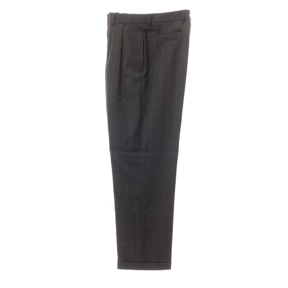 [Used] Giorgio Armani GIORGIO ARMANI Wool Striped Double Breasted Suit Gray [Size 50] [GRY] [A/W] [Condition Rank B] ​​[Men&