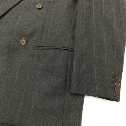 [Used] Giorgio Armani GIORGIO ARMANI Wool Striped Double Breasted Suit Gray [Size 50] [GRY] [A/W] [Condition Rank B] ​​[Men&
