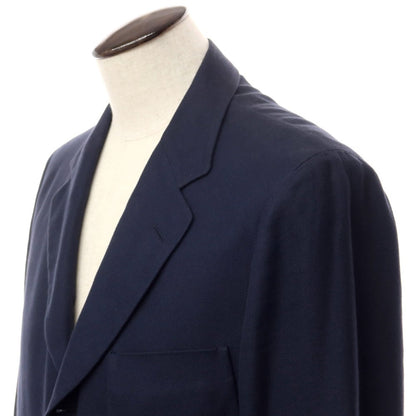 [Used] Ermenegildo Zegna soft cotton 3B tailored jacket navy [size 52] [NVY] [S/S] [Condition rank C] [Men&