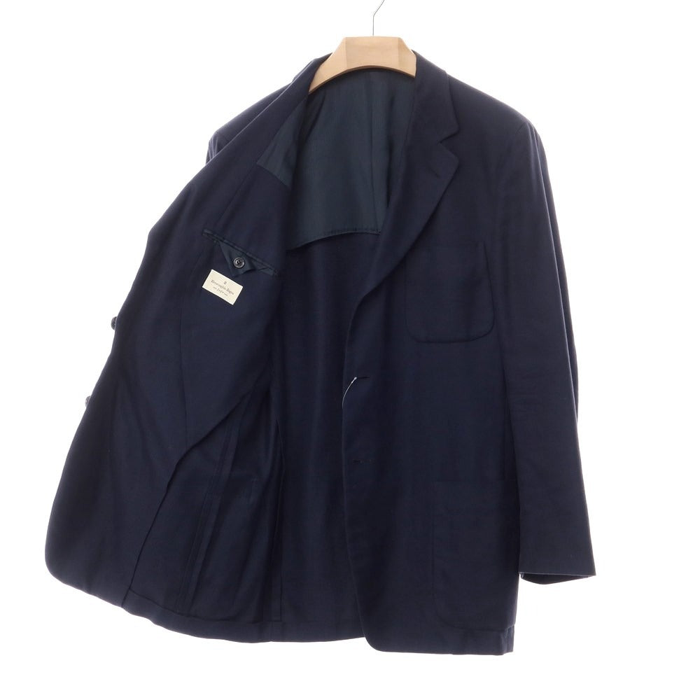 [Used] Ermenegildo Zegna soft cotton 3B tailored jacket navy [size 52] [NVY] [S/S] [Condition rank C] [Men&