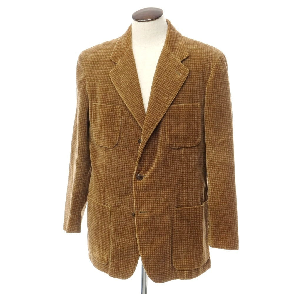 [Used] Giorgio Armani GIORGIO ARMANI Corduroy Check Jacket Brown x Beige [Size 50] [BRW] [A/W] [Condition Rank C] [Men&