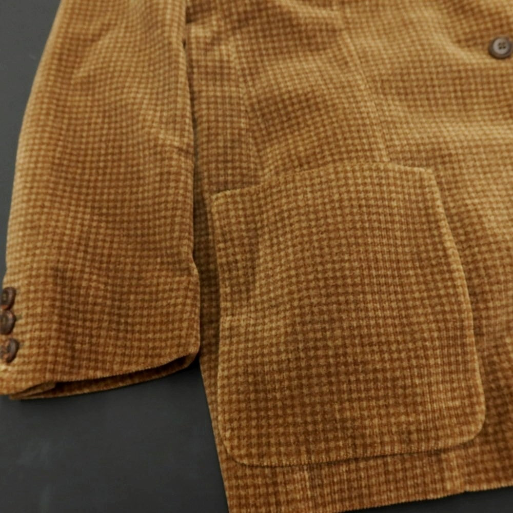[Used] Giorgio Armani GIORGIO ARMANI Corduroy Check Jacket Brown x Beige [Size 50] [BRW] [A/W] [Condition Rank C] [Men&