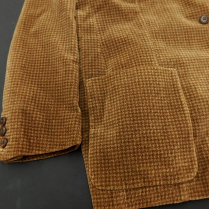 [Used] Giorgio Armani GIORGIO ARMANI Corduroy Check Jacket Brown x Beige [Size 50] [BRW] [A/W] [Condition Rank C] [Men&