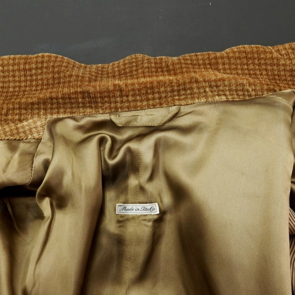 [Used] Giorgio Armani GIORGIO ARMANI Corduroy Check Jacket Brown x Beige [Size 50] [BRW] [A/W] [Condition Rank C] [Men&