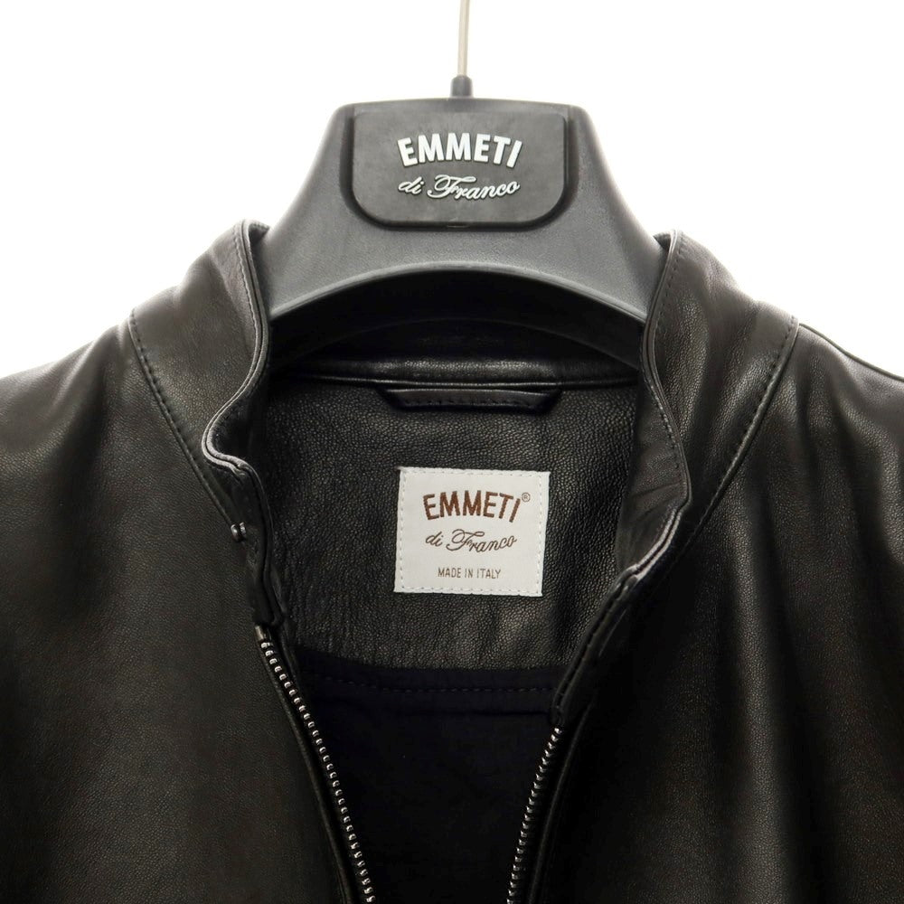 [Used] EMMETI JURI Lamb Leather Riders Jacket Black [Size 46] [BLK] [A/W] [Condition Rank B] ​​[Men&