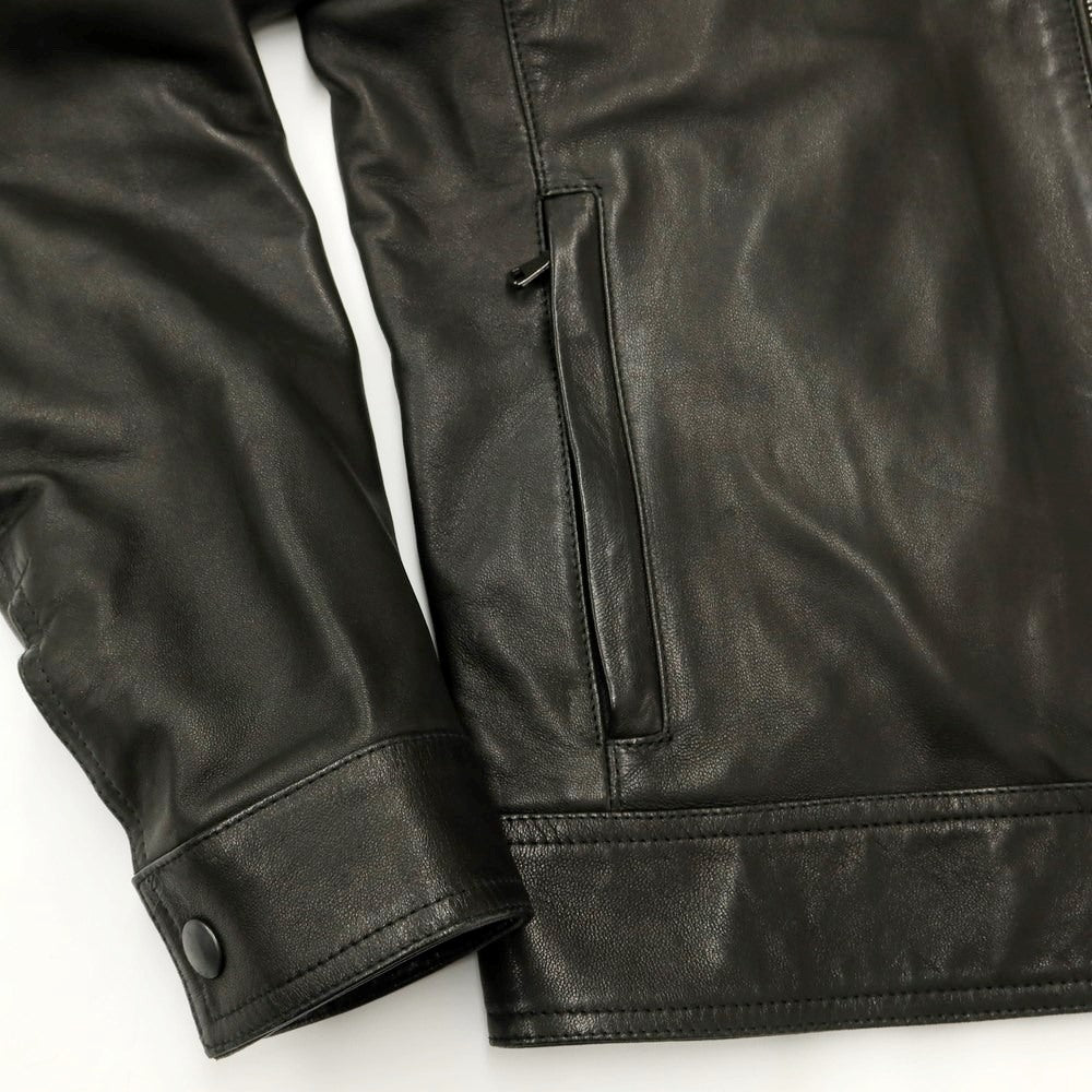 [Used] EMMETI JURI Lamb Leather Riders Jacket Black [Size 46] [BLK] [A/W] [Condition Rank B] ​​[Men&