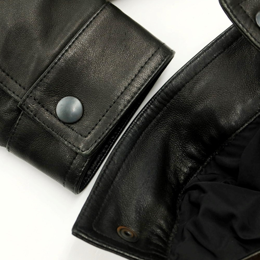 [Used] EMMETI JURI Lamb Leather Riders Jacket Black [Size 46] [BLK] [A/W] [Condition Rank B] ​​[Men&