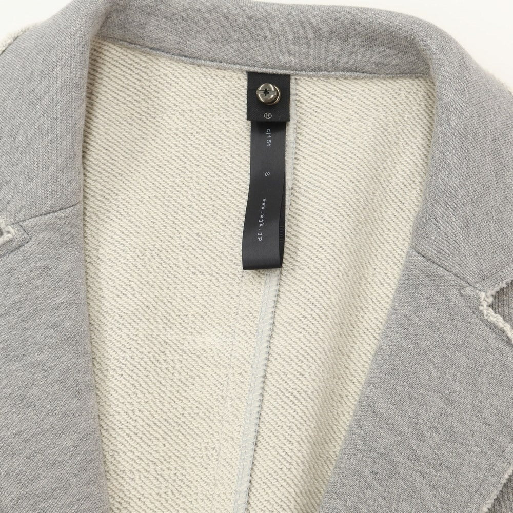 [Used] WJK Cotton Sweatshirt 2B Casual Jacket Light Gray [Size S] [GRY] [S/S] [Condition Rank B] ​​[Men&