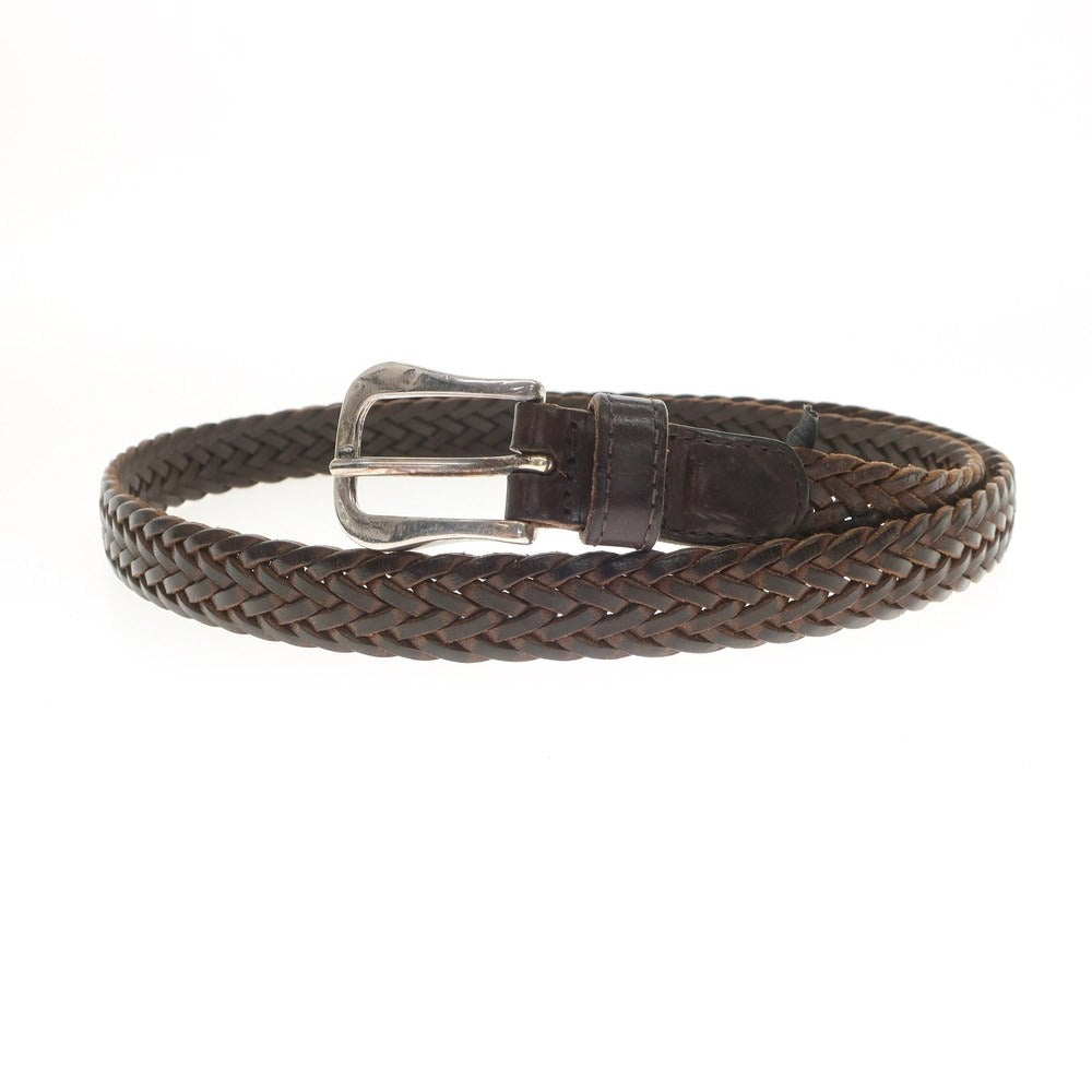 [Used] AMBOISE Leather Mesh Belt Brown [Size 90] [BRW] [S/S/A/W] [Condition Rank C] [Men&