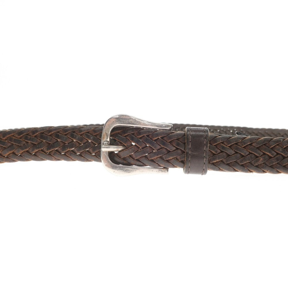 [Used] AMBOISE Leather Mesh Belt Brown [Size 90] [BRW] [S/S/A/W] [Condition Rank C] [Men&