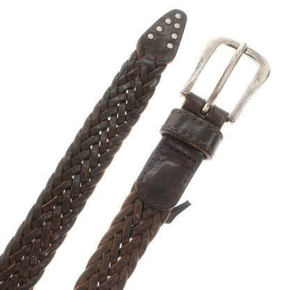 [Used] AMBOISE Leather Mesh Belt Brown [Size 90] [BRW] [S/S/A/W] [Condition Rank C] [Men&