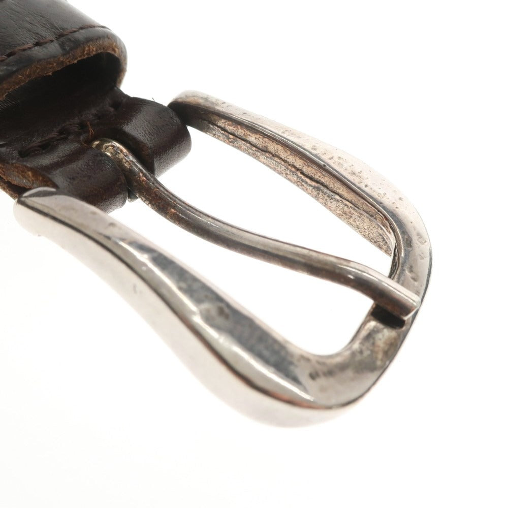 [Used] AMBOISE Leather Mesh Belt Brown [Size 90] [BRW] [S/S/A/W] [Condition Rank C] [Men&