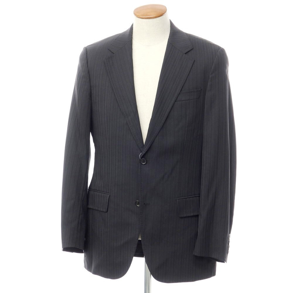 [Used] HUGO BOSS Wool Striped Tailored Jacket Charcoal Gray [Size 46] [GRY] [S/S] [Condition Rank B] [Men&