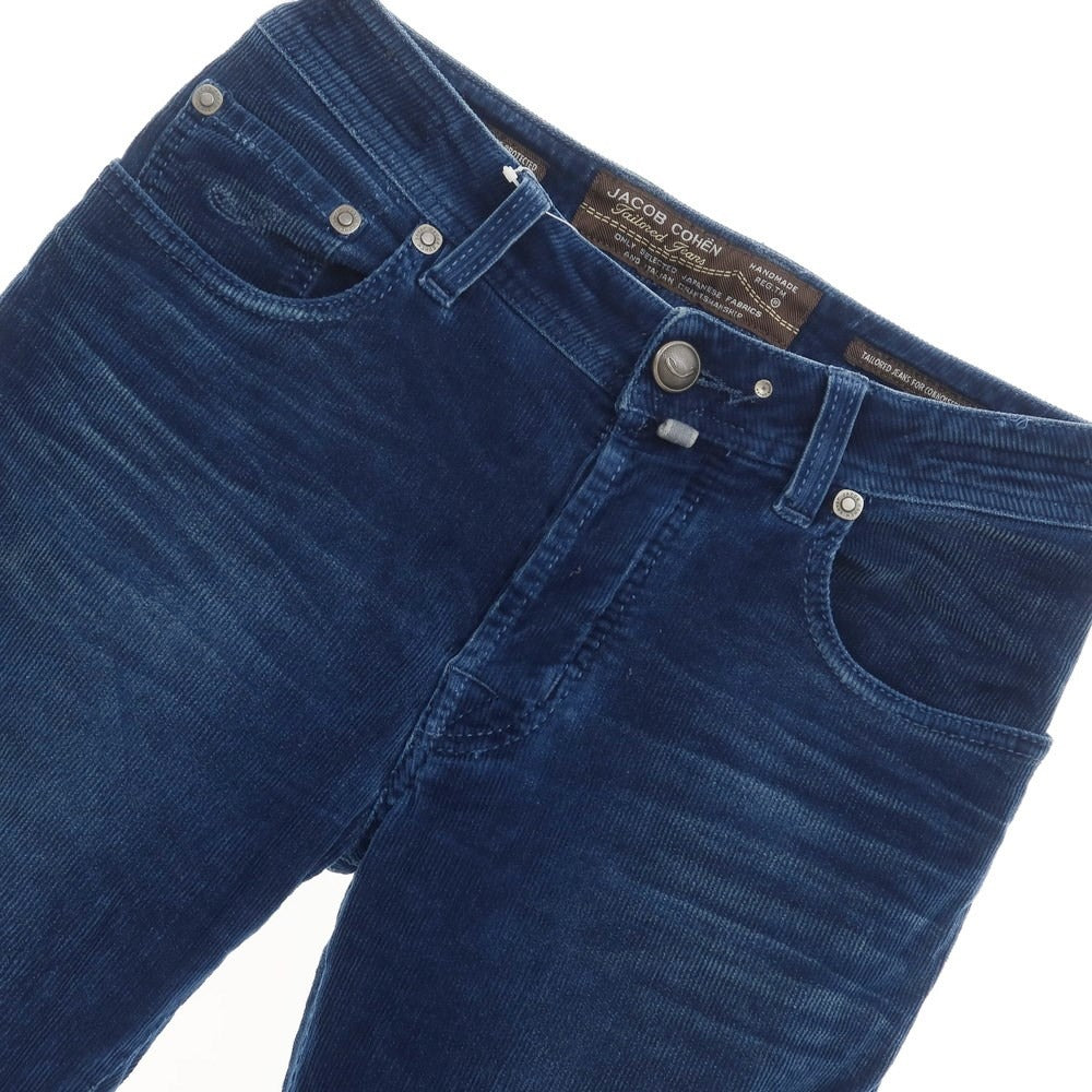 [Used] JACOB COHEN Stretch Corduroy 5 Pocket Pants Navy [Size 30] [NVY] [A/W] [Condition Rank C] [Men&