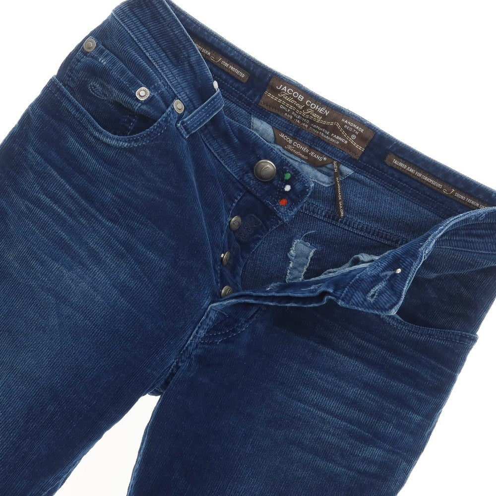 [Used] JACOB COHEN Stretch Corduroy 5 Pocket Pants Navy [Size 30] [NVY] [A/W] [Condition Rank C] [Men&