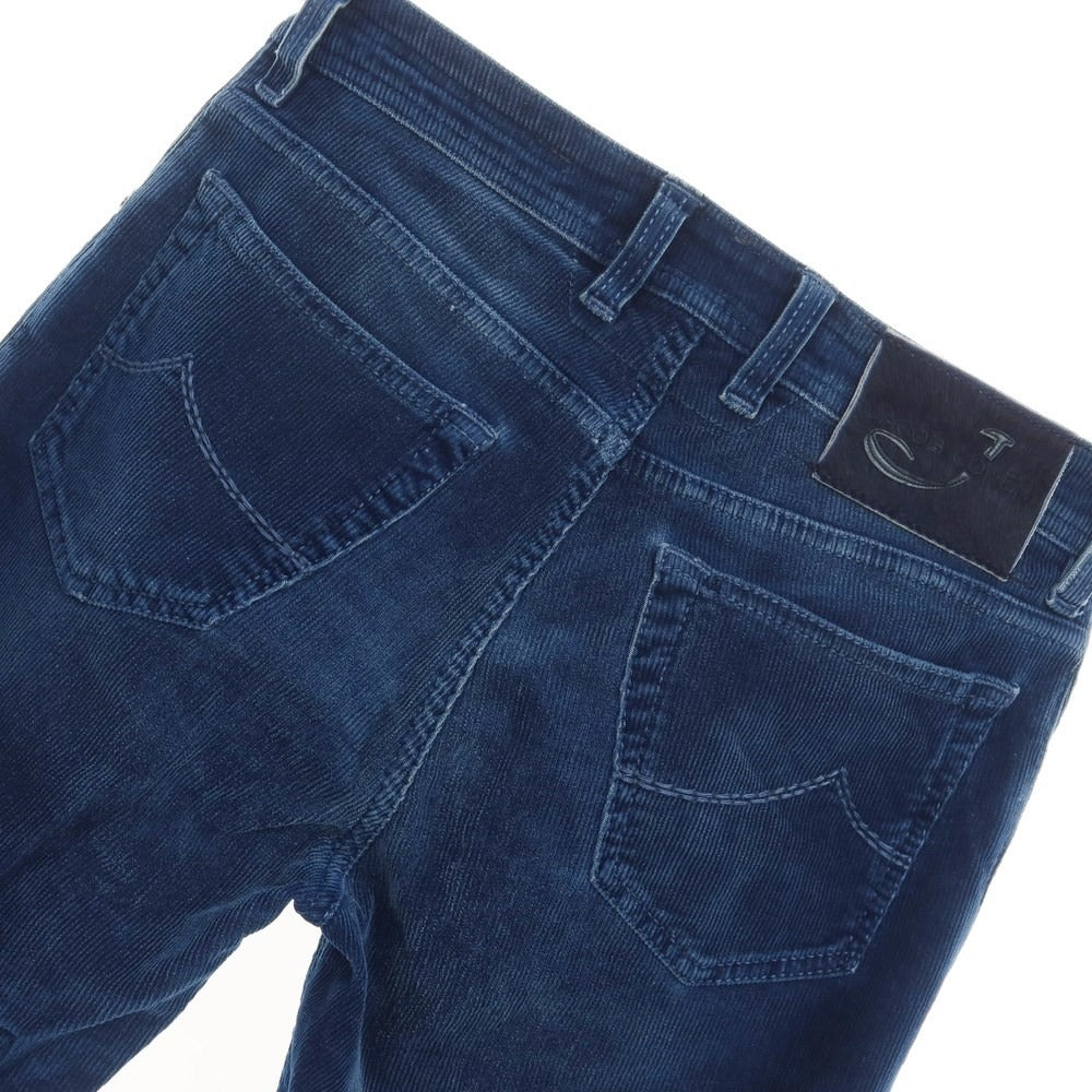 [Used] JACOB COHEN Stretch Corduroy 5 Pocket Pants Navy [Size 30] [NVY] [A/W] [Condition Rank C] [Men&