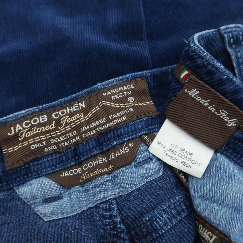 [Used] JACOB COHEN Stretch Corduroy 5 Pocket Pants Navy [Size 30] [NVY] [A/W] [Condition Rank C] [Men&
