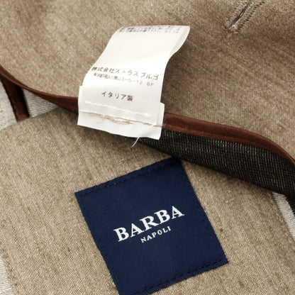[Used] BARBA Linen 2B Casual Jacket Brown Beige [Size 46] [BEI] [S/S] [Condition Rank B] ​​[Men&