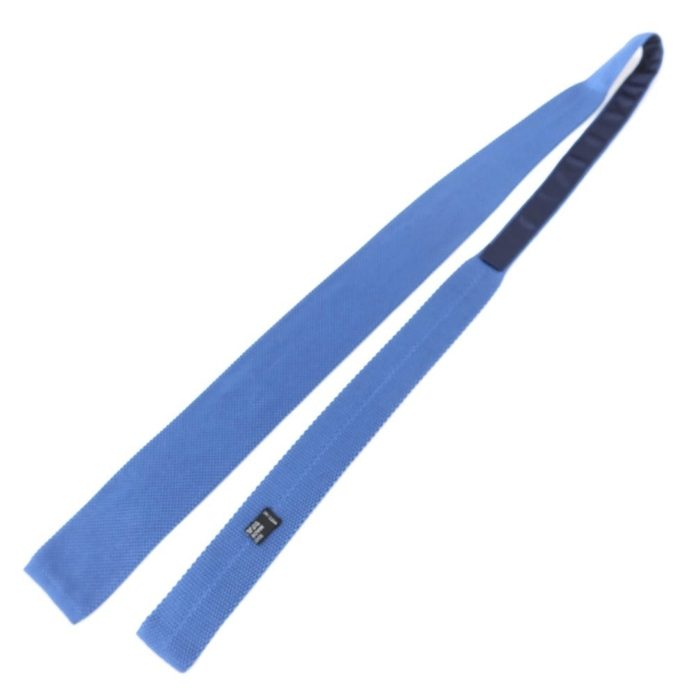 [Used] Luigi Borrelli Silk Knit Tie Blue [BLU] [S/S/A/W] [Condition Rank A] [Men&