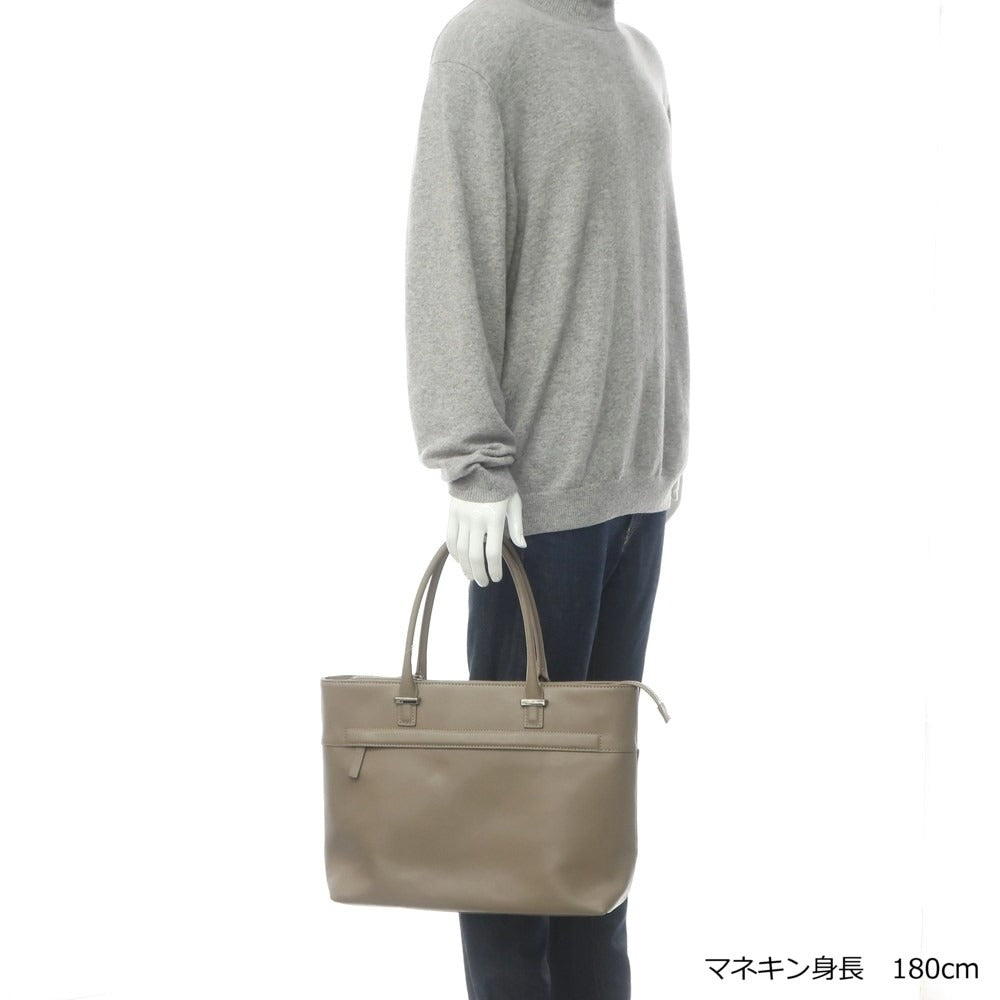 [Used] SHIPS PVC Tote Bag Taupe [W42xH29xD11.5] [BRW] [S/S/A/W] [Condition Rank C] [Men&
