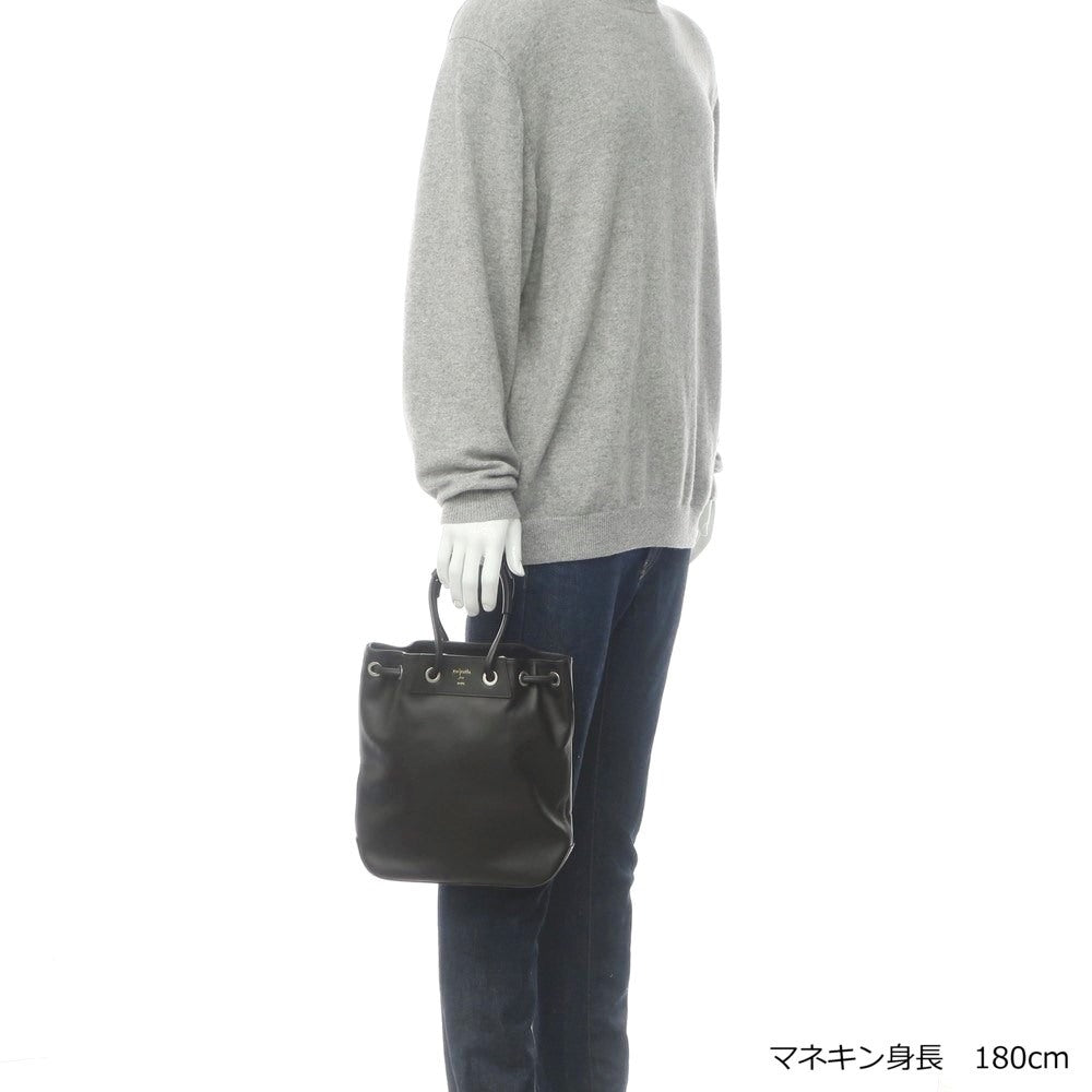 [Used] Polpetta SHIPS special order leather handbag dark brown [W27.5xH28xD6] [BRW] [S/S/A/W] [Condition rank B] ​​[Men&