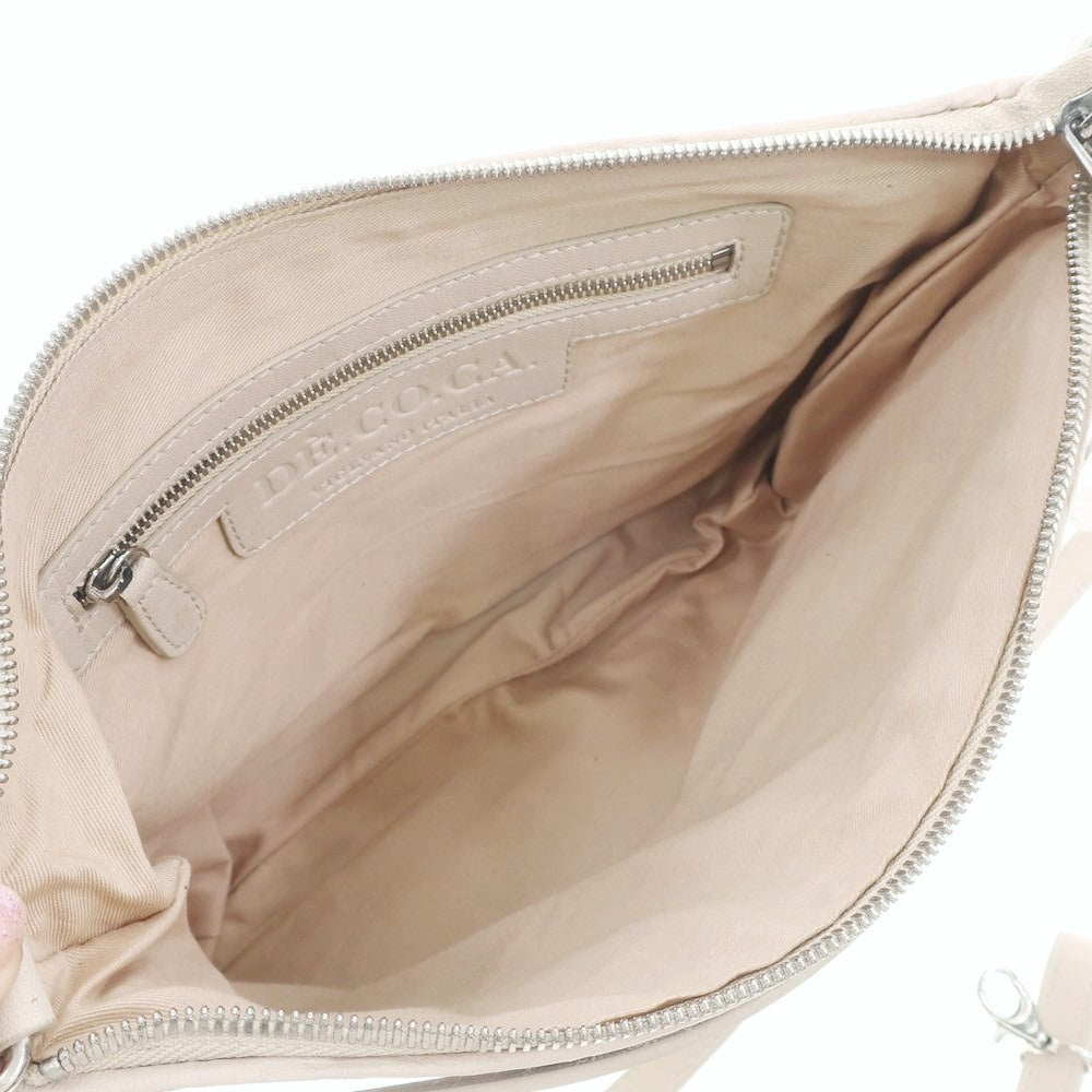 [Used] DE.CO.CA Lamb leather shoulder bag, light beige [W25xH18xD5] [BEI] [S/S/A/W] [Condition rank A] [Men&