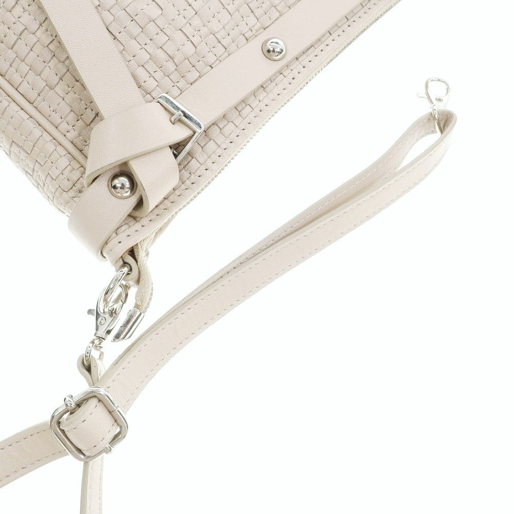 [Used] DE.CO.CA Lamb leather shoulder bag, light beige [W25xH18xD5] [BEI] [S/S/A/W] [Condition rank A] [Men&