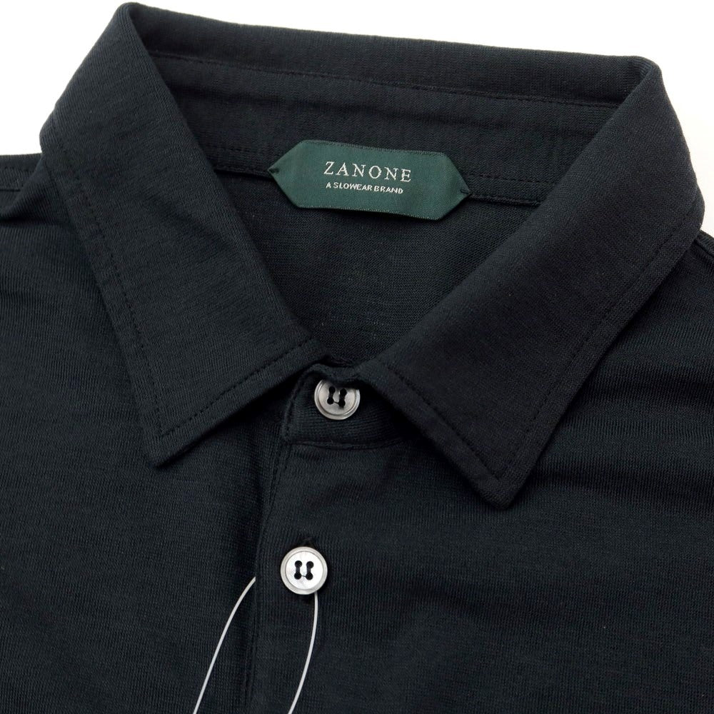 【中古】ザノーネ ZANONE アイスコットン 半袖ポロシャツ ダークグリーン系【サイズ50】【GRN】【S/S】【状態ランクA】【メンズ】【769089】