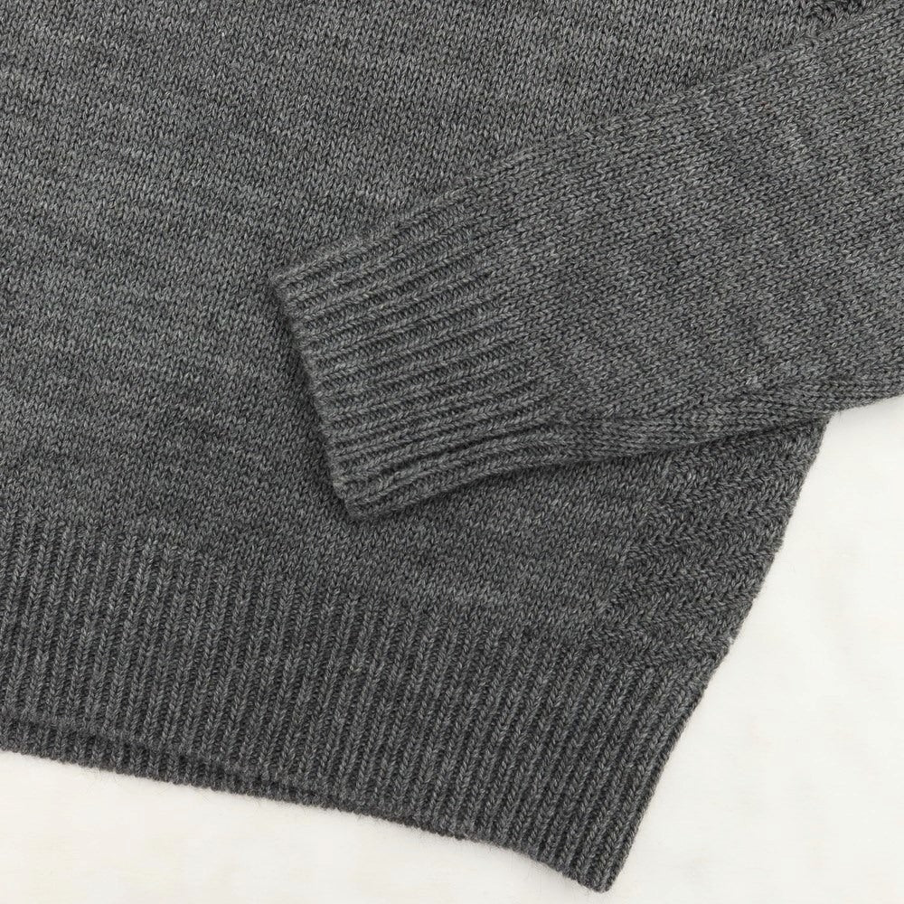 [Used] nano universe Acrylic wool crew neck pullover knit, grey [Size S] [GRY] [A/W] [Condition Rank A] [Men&