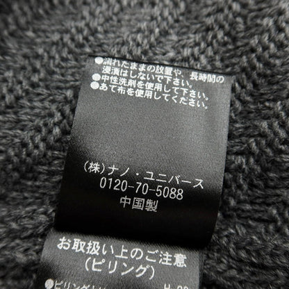 [Used] nano universe Acrylic wool crew neck pullover knit, grey [Size S] [GRY] [A/W] [Condition Rank A] [Men&