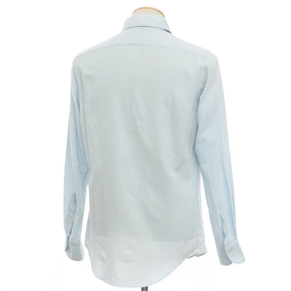 [Used] Finamore Cotton Horizontal Collar Shirt Light Blue [Size 38] [BLU] [A/W] [Condition Rank B] ​​[Men&