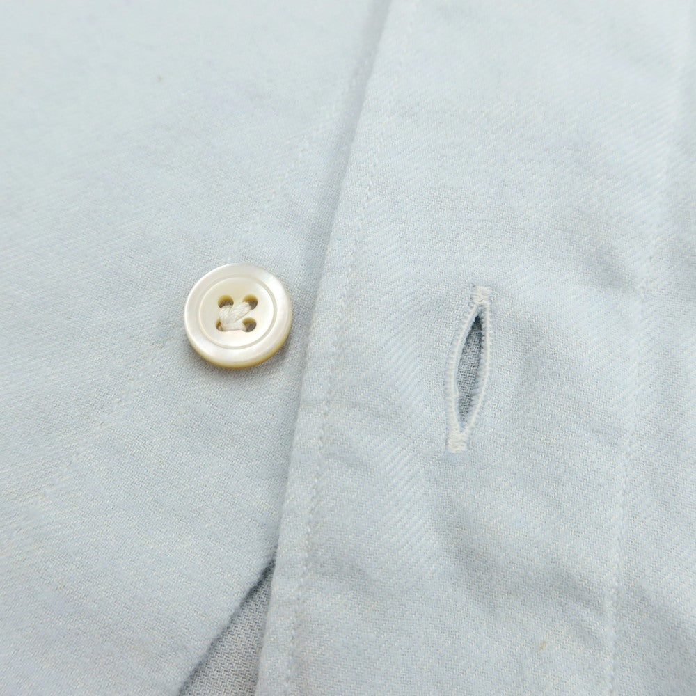 [Used] Finamore Cotton Horizontal Collar Shirt Light Blue [Size 38] [BLU] [A/W] [Condition Rank B] ​​[Men&