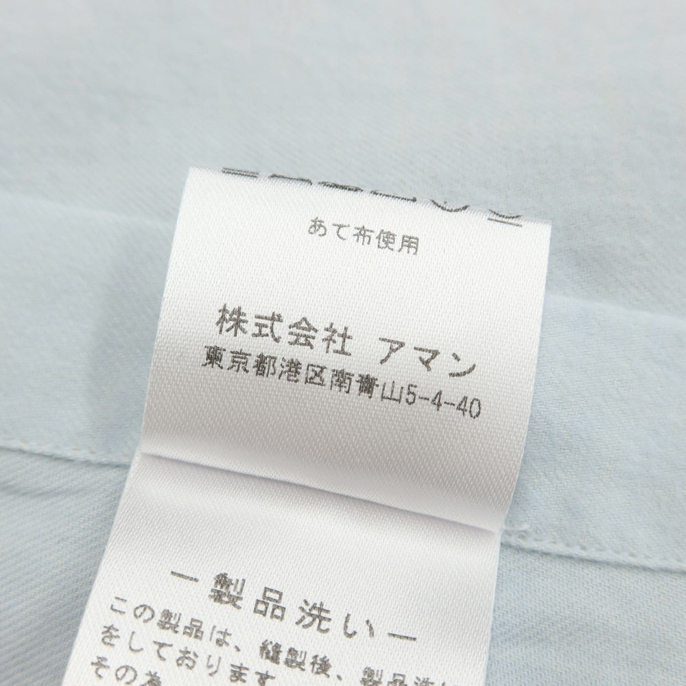 [Used] Finamore Cotton Horizontal Collar Shirt Light Blue [Size 38] [BLU] [A/W] [Condition Rank B] ​​[Men&